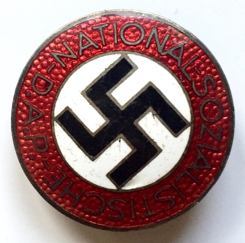 GERMAN 3RD REICH NSDAP BUTTON HOLE PARTY BADGE